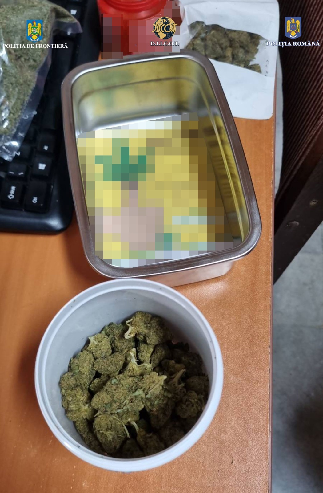 Un bărbat de 32 de ani din Germania, reținut de polițiștii constănțeni, pentru trafic de droguri de risc