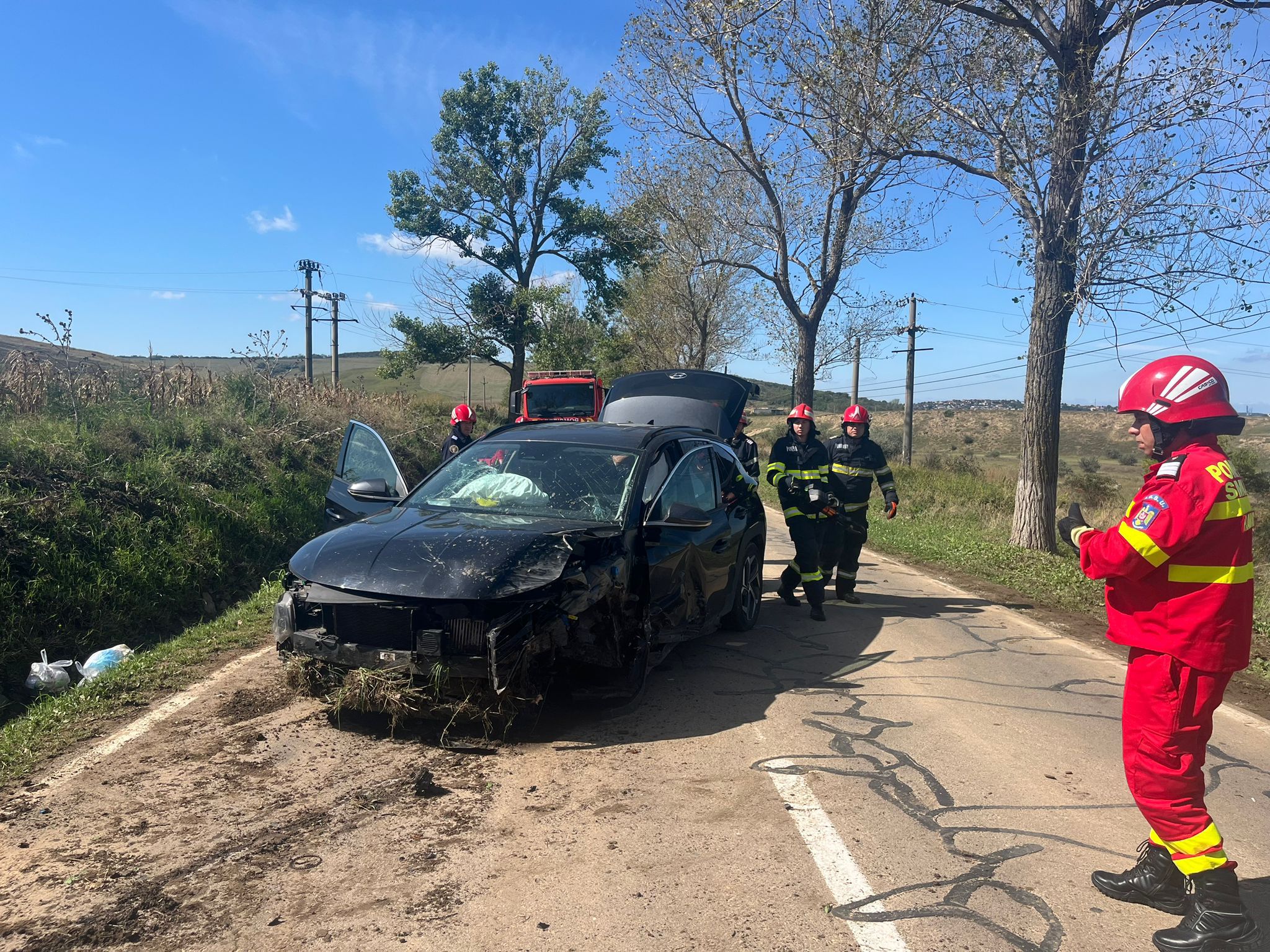 TULCEA: Accident rutier, în apropiere de localitatea Malcoci