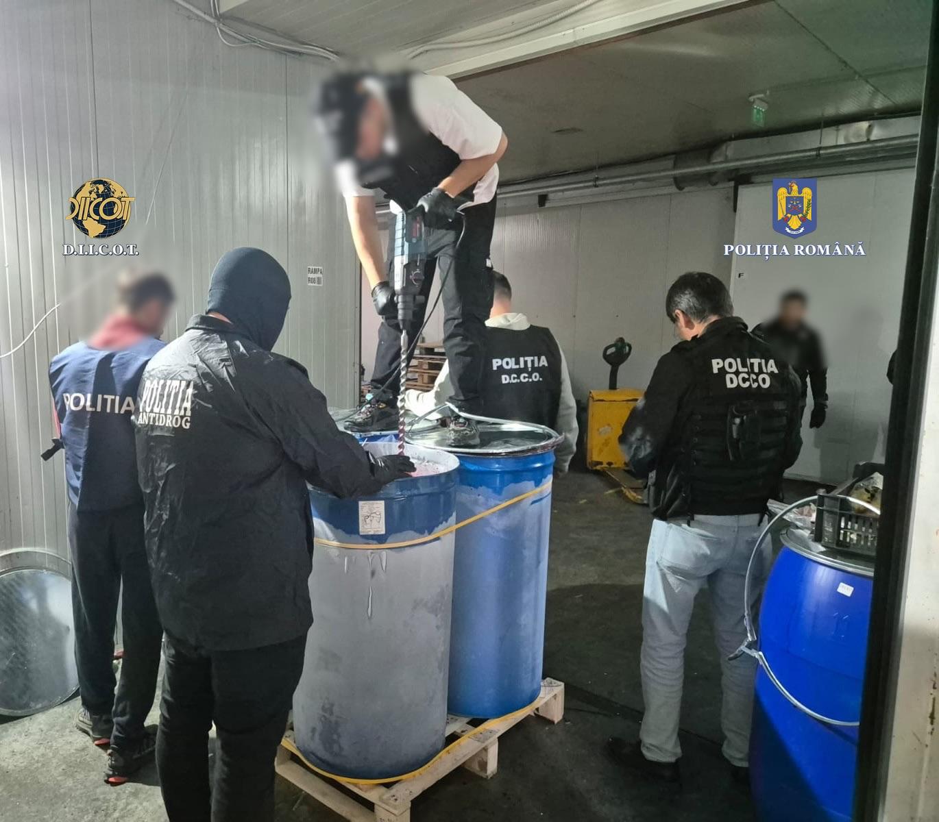 FOTO | Primele arestări în cazul drogurilor descoperite în Portul Constanța