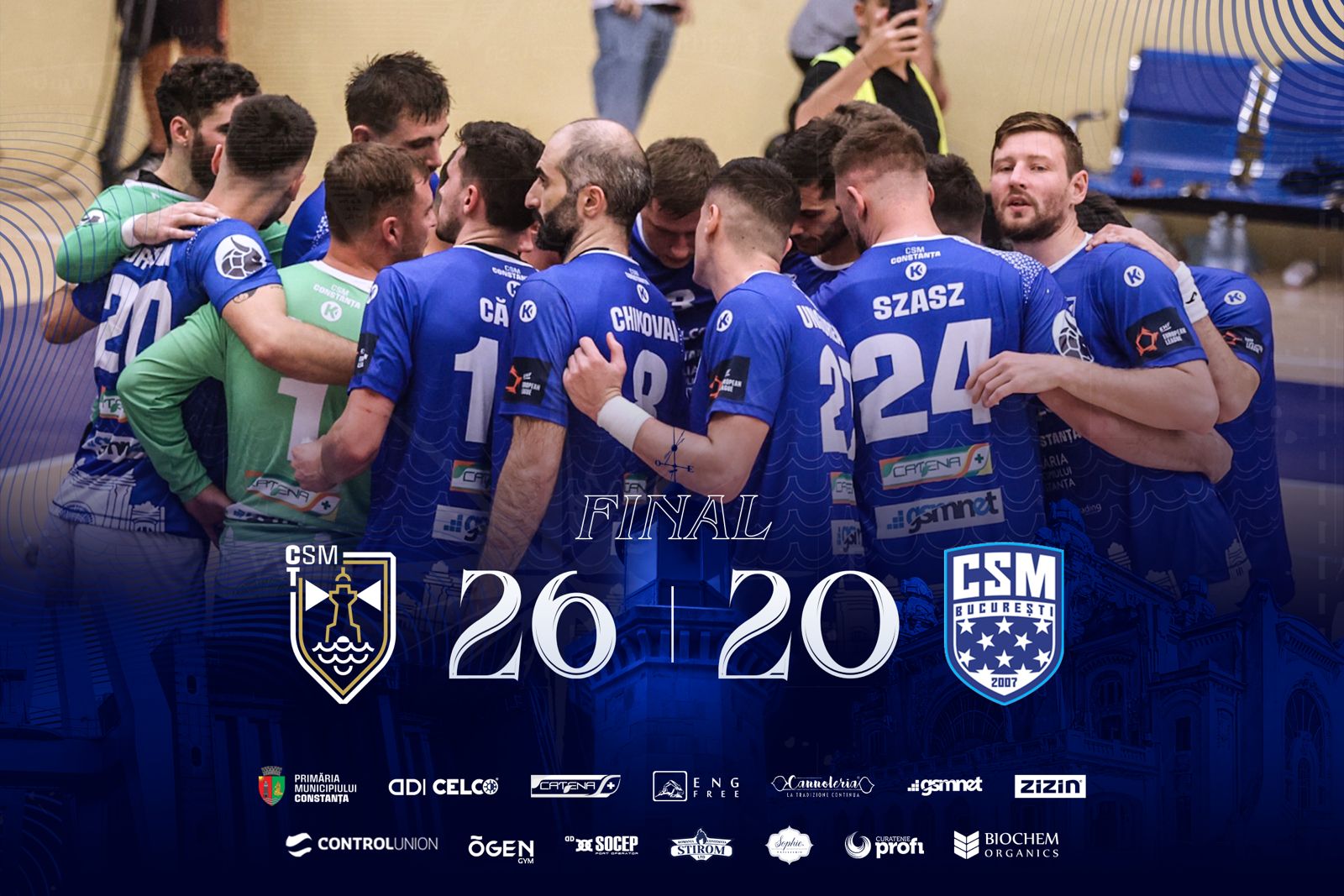 CSM Constanța a obținut a patra victorie în Liga Zimbrilor