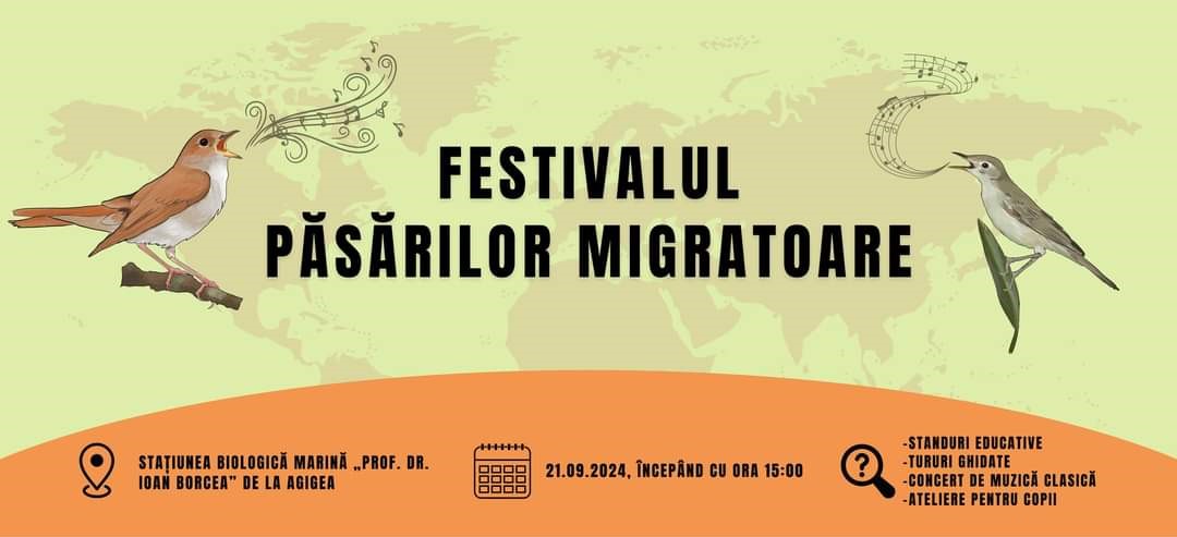 AUDIO | Migrația păsărilor, sărbătorită la Stațiunea Biologică Marină de la Agigea