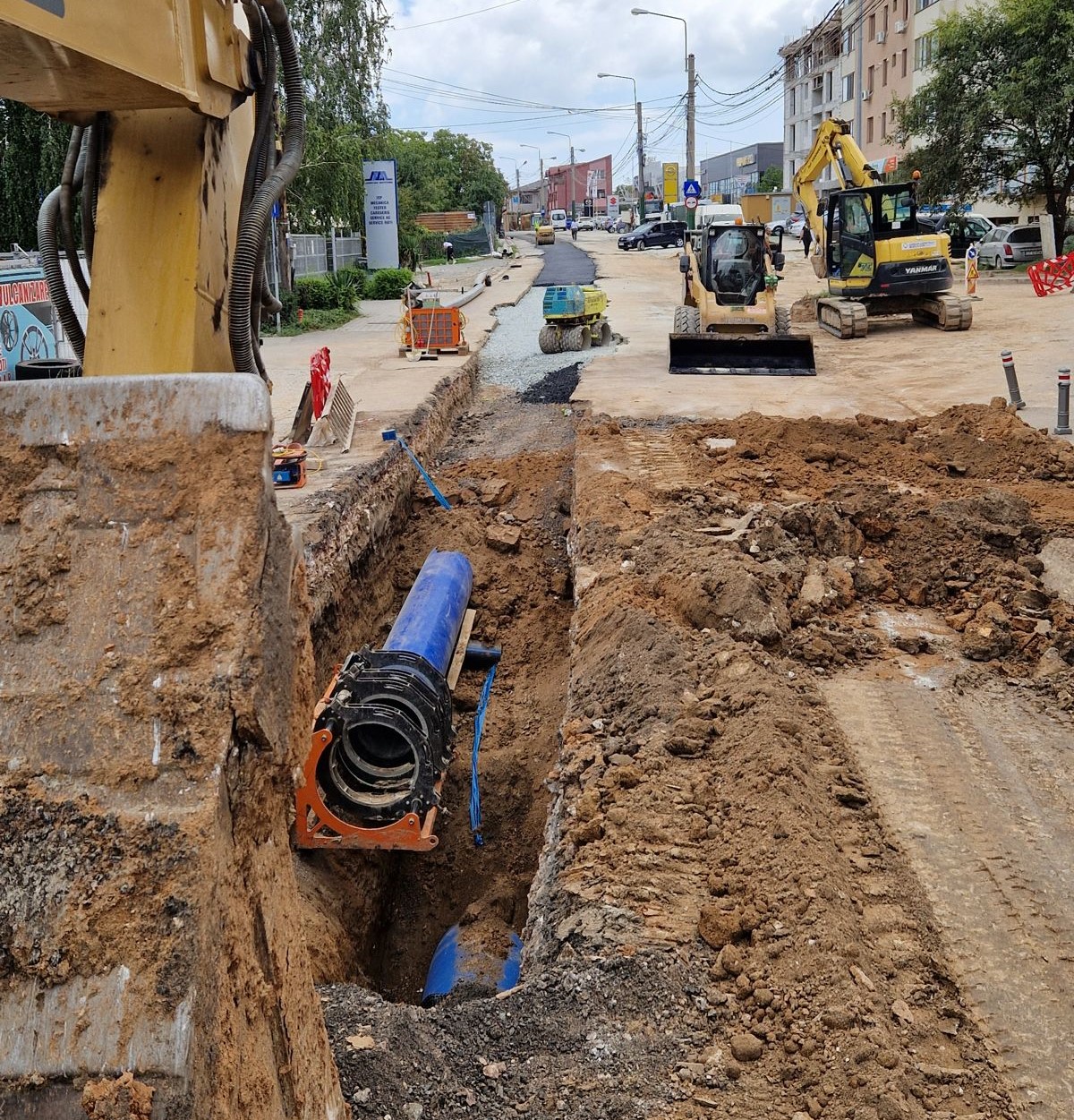 CONSTANȚA: La finalul săptămânii, circulația rutieră va fi reluată pe un singur sens pe strada Baba Novac, zonă afectată de lucrările RAJA