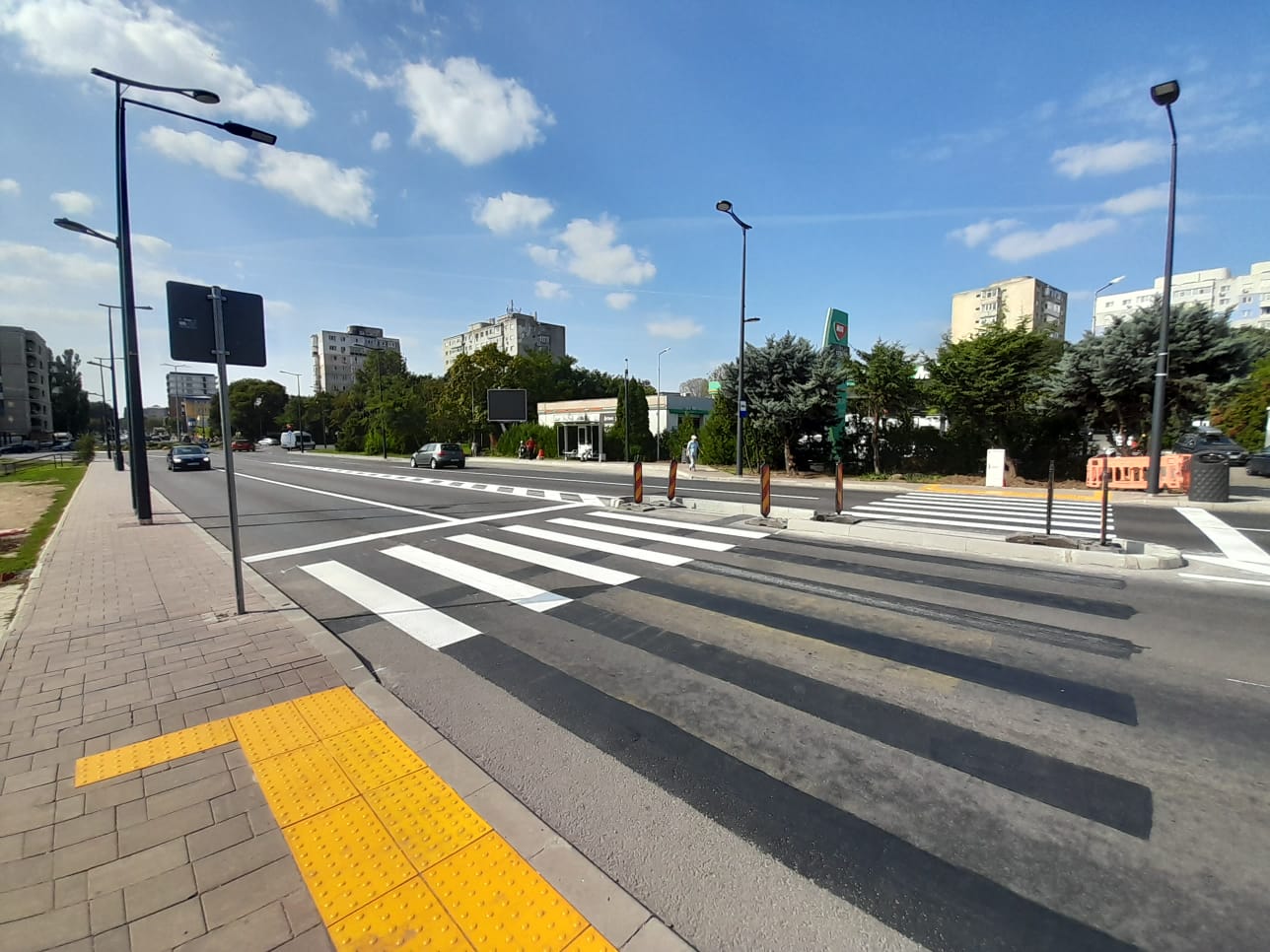 CONSTANȚA: Trecere de pietoni cu scuar pe Șoseaua Mangaliei