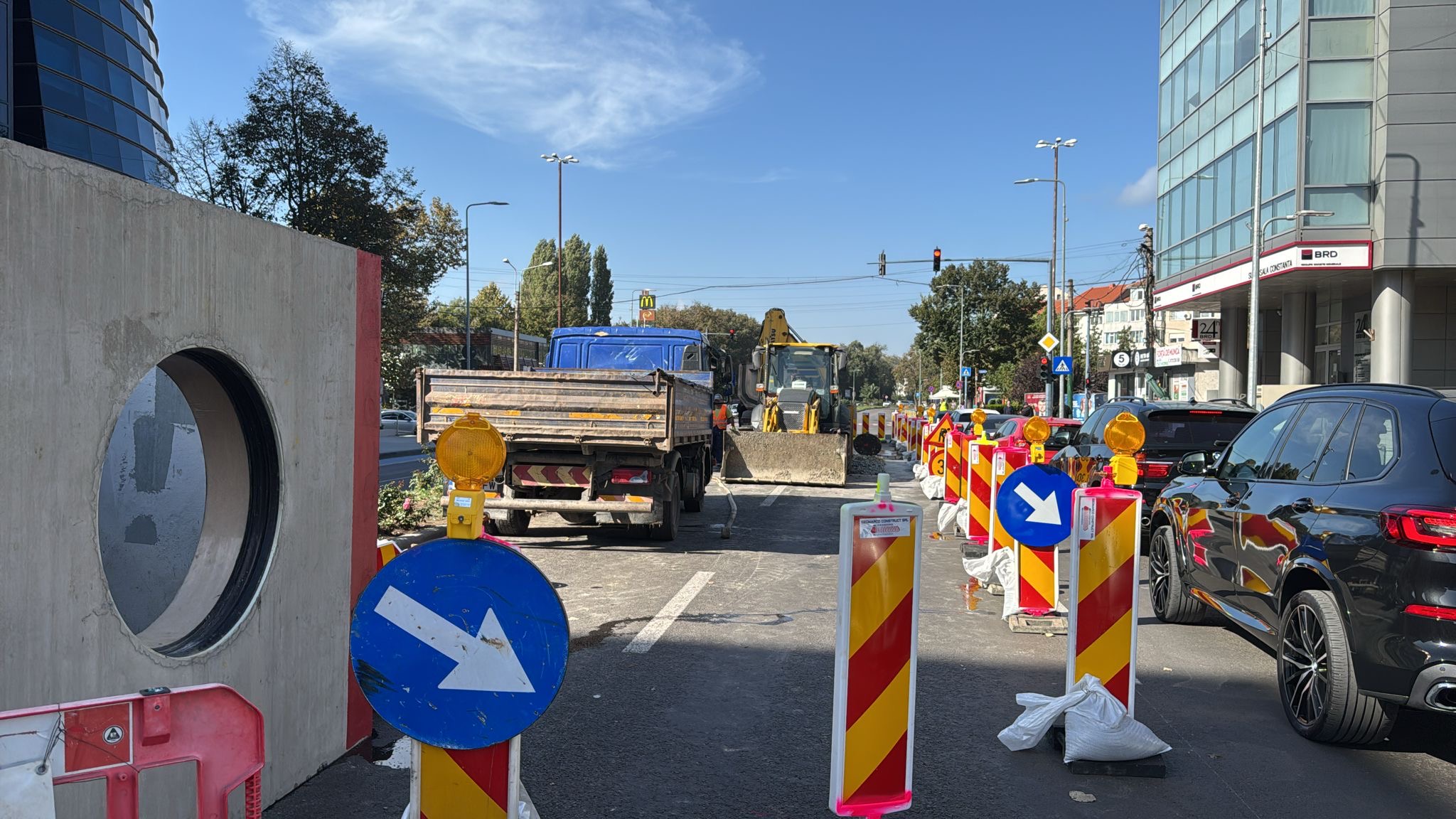 FOTO | În ce stadiu sunt lucrările RAJA din zona Delfinariu
