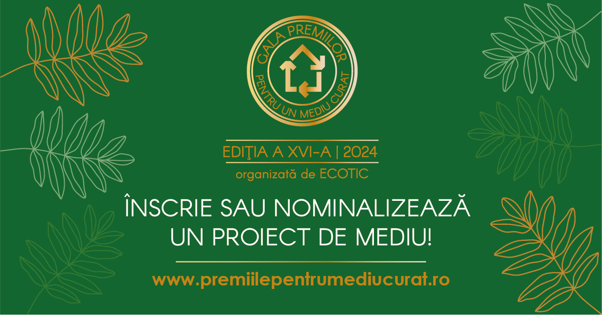 AUDIO | A început cea de-a XVI-a ediție a concursului Gala Premiilor pentru un Mediu Curat