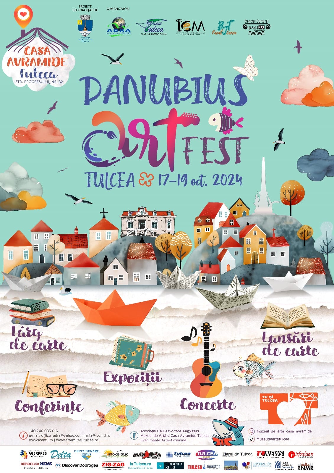 TULCEA: În perioada 17-19 octombrie are loc Danubius ArtFest 2024