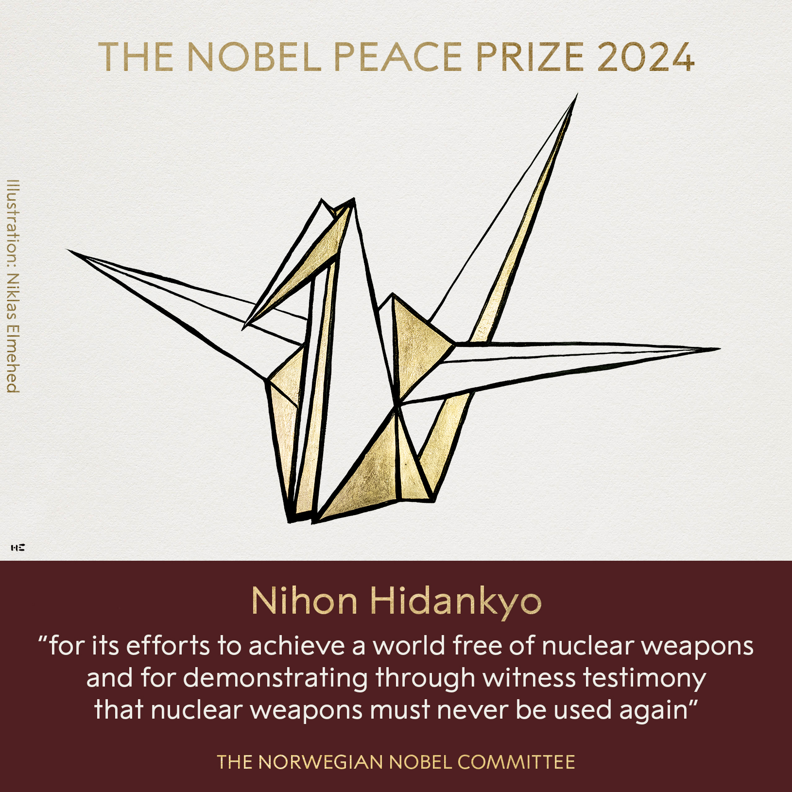 Nobel 2024: Mişcarea japoneză Nihon Hidankyo a câştigat Premiul Nobel pentru Pace