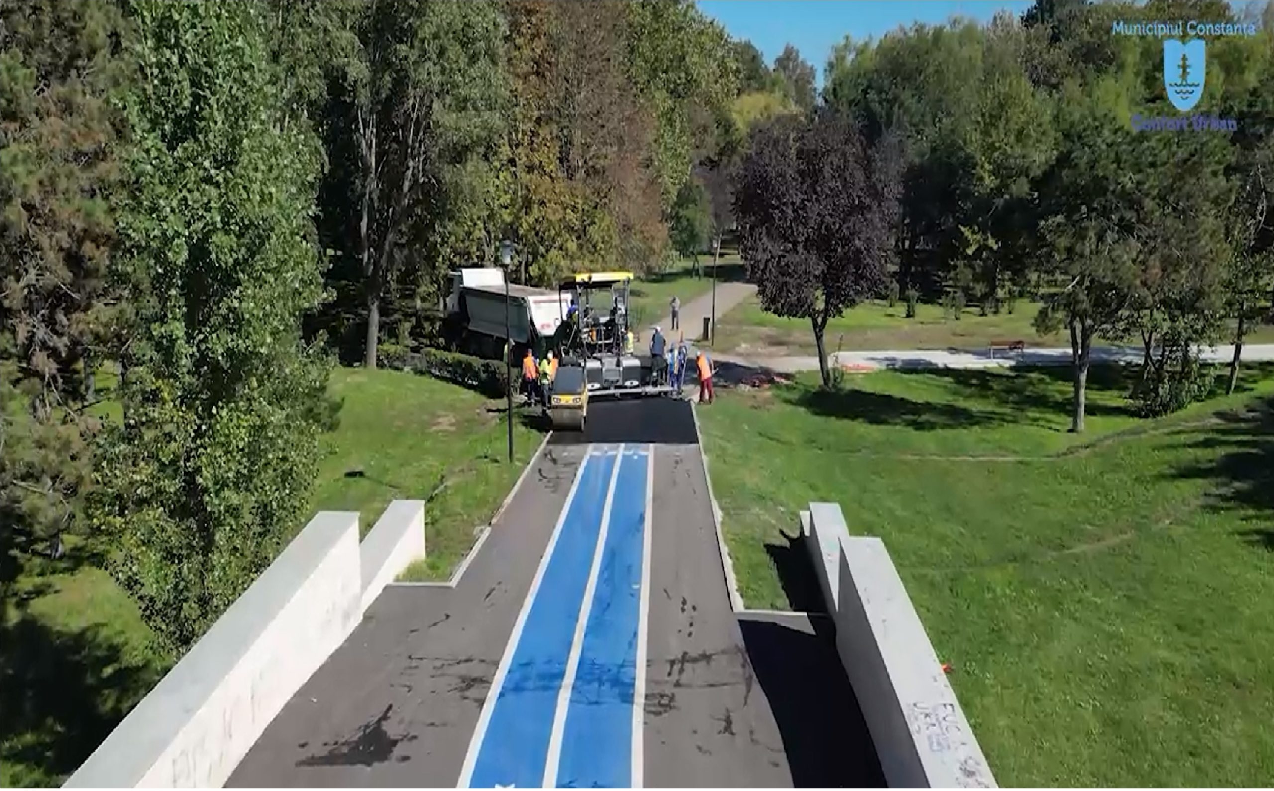 VIDEO | Cum decurg lucrările de amenajare a Parcului Tăbăcărie