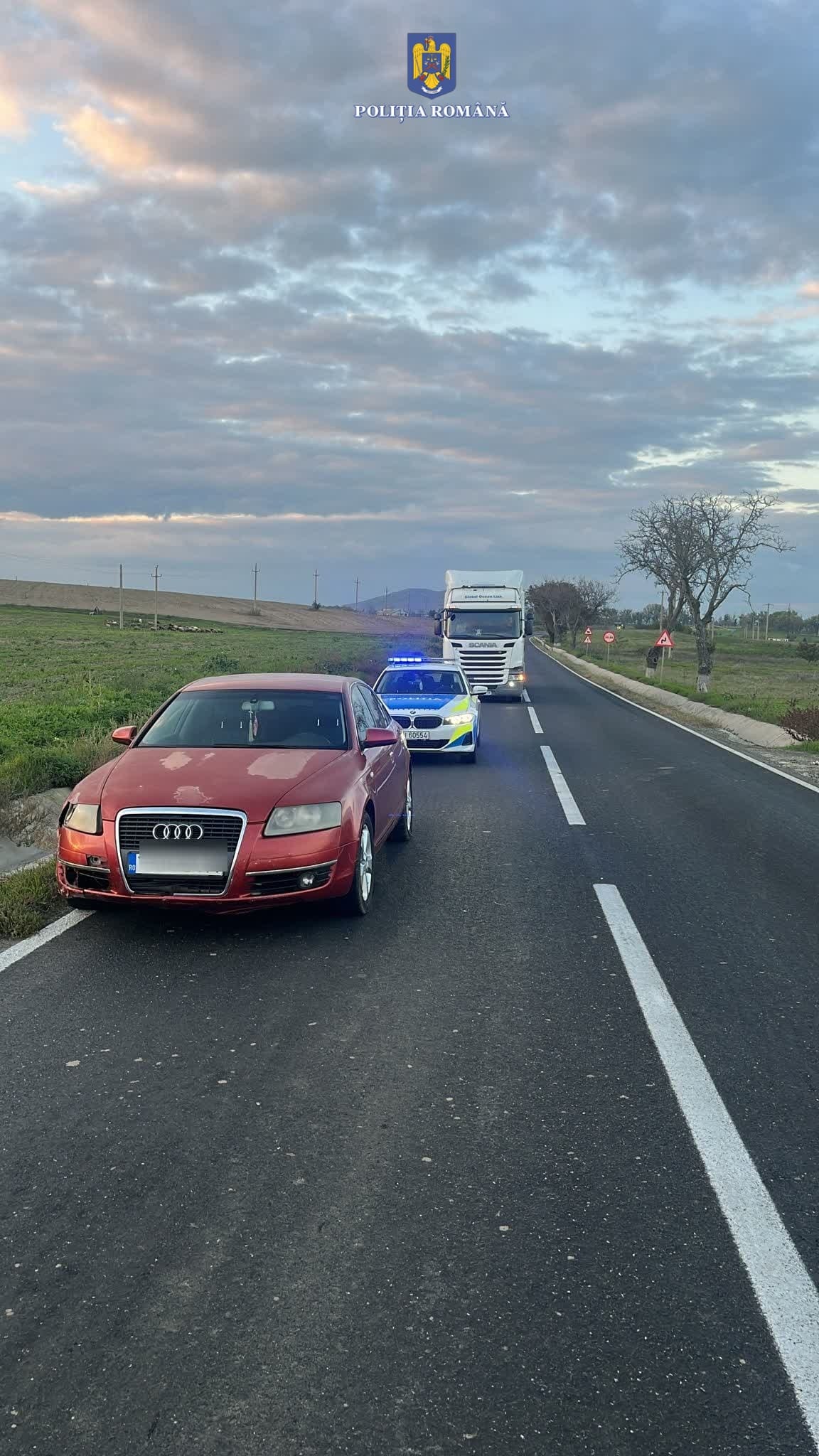 TULCEA: Accident rutier între un autoturism și o căruță, în apropiere de Babadag