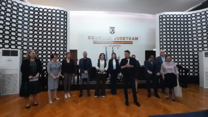 Noul președinte al CJC, Florin Mitroi, și-a prezentat echipa de directori și consilieri