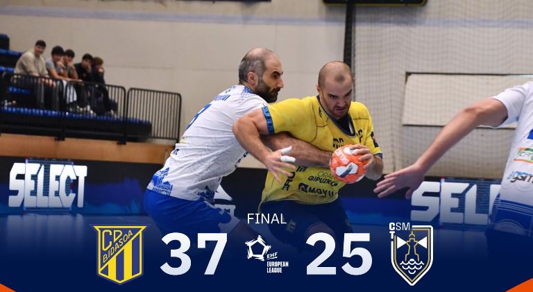 CSM Constanța a cedat în returul cu Bidasoa din Europa League la handbal masculin