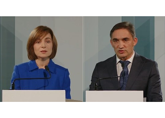 Dezbatere electorală între contracandidații turului secund al alegerilor prezidențiale din Republica Moldova