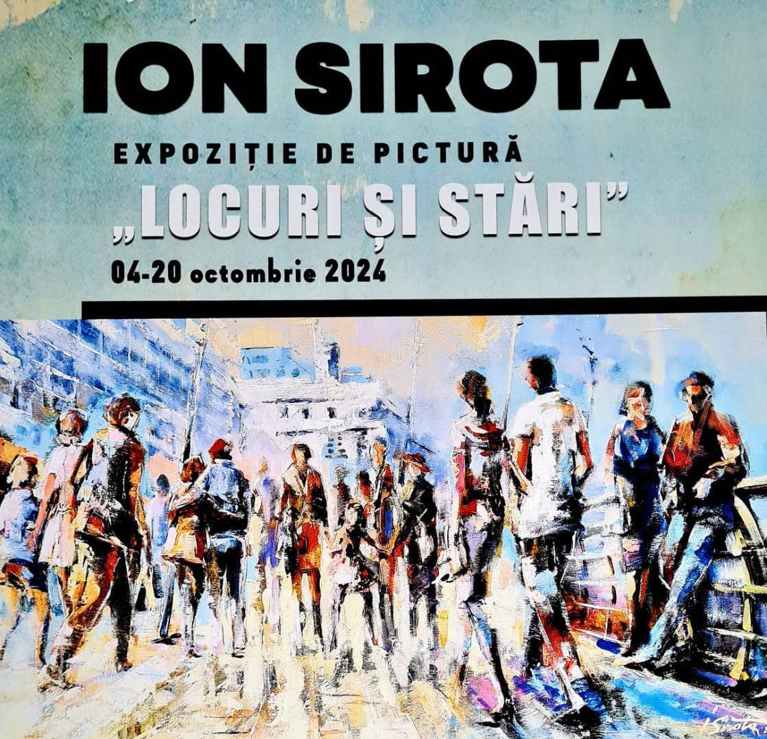 FOTO | TULCEA: Expoziţia „Locuri şi stări” de Ion Sirota, vernisată la Casa Avramide