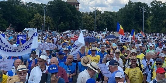Protest de amploare al militarilor rezerviști, în Capitală, de Ziua Armatei Române