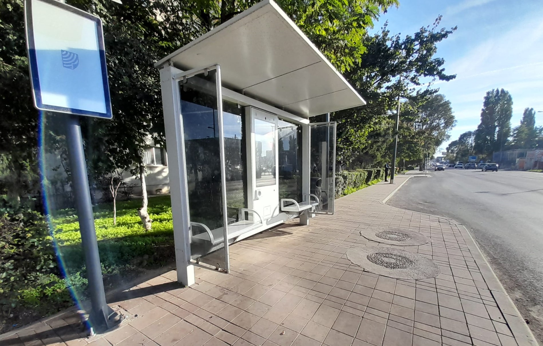 CONSTANȚA: Stațiile de autobuz smart de pe bulevardele reabilitate, nefuncționale