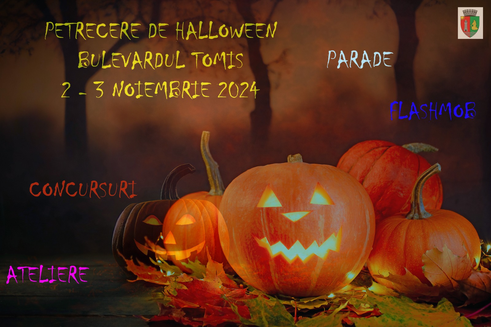 Petrecere de Halloween pe bulevardul Tomis din Constanța, la final de săptămână