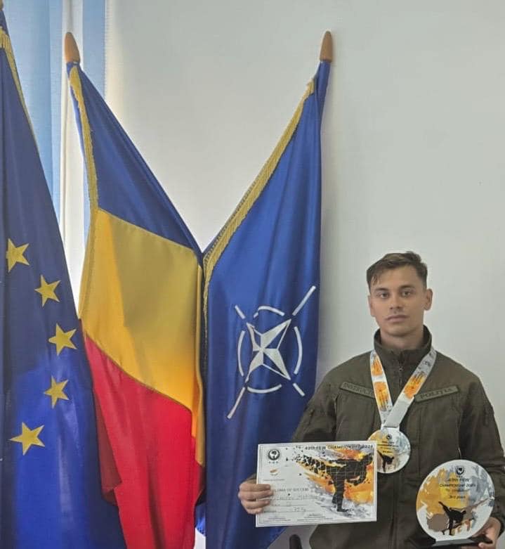 Un agent de poliție din Tulcea a obținut locul 3 la Campionatul European de Karate