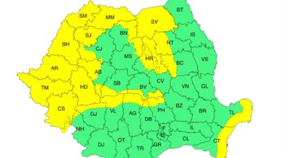 ANM: În Dobrogea va ploua și pe arii restrânse vor fi și precipitații sub formă de lapoviță și ninsoare