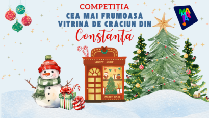 Începe competiția „Cea mai frumoasă vitrină de Crăciun din Constanța”