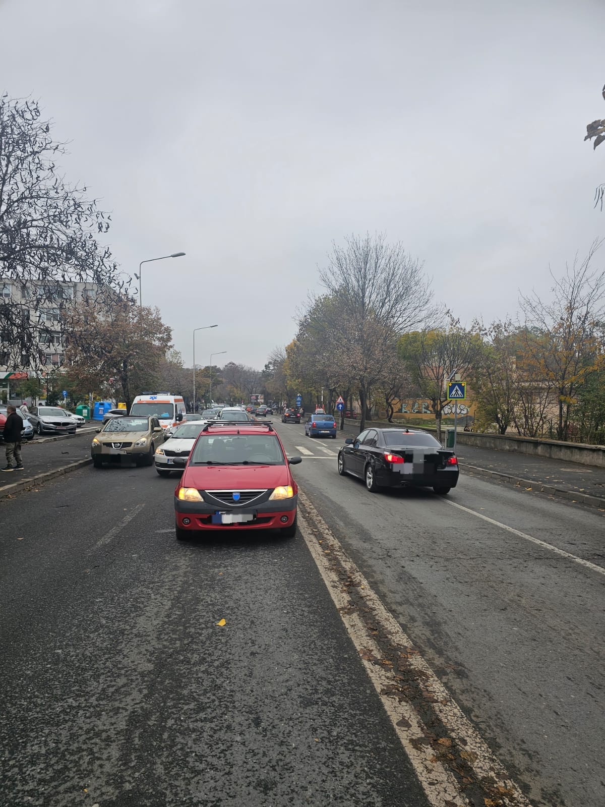TULCEA: Un pieton a fost rănit după ce a fost acroșat de o mașină