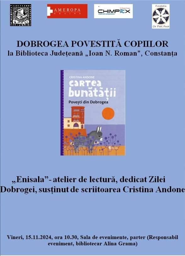 Tărâmul Bunătății, la Biblioteca Județeană Constanța