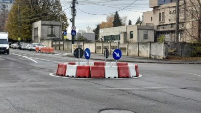 CONSTANȚA: A fost amenajat sensul giratoriu din zona Abator