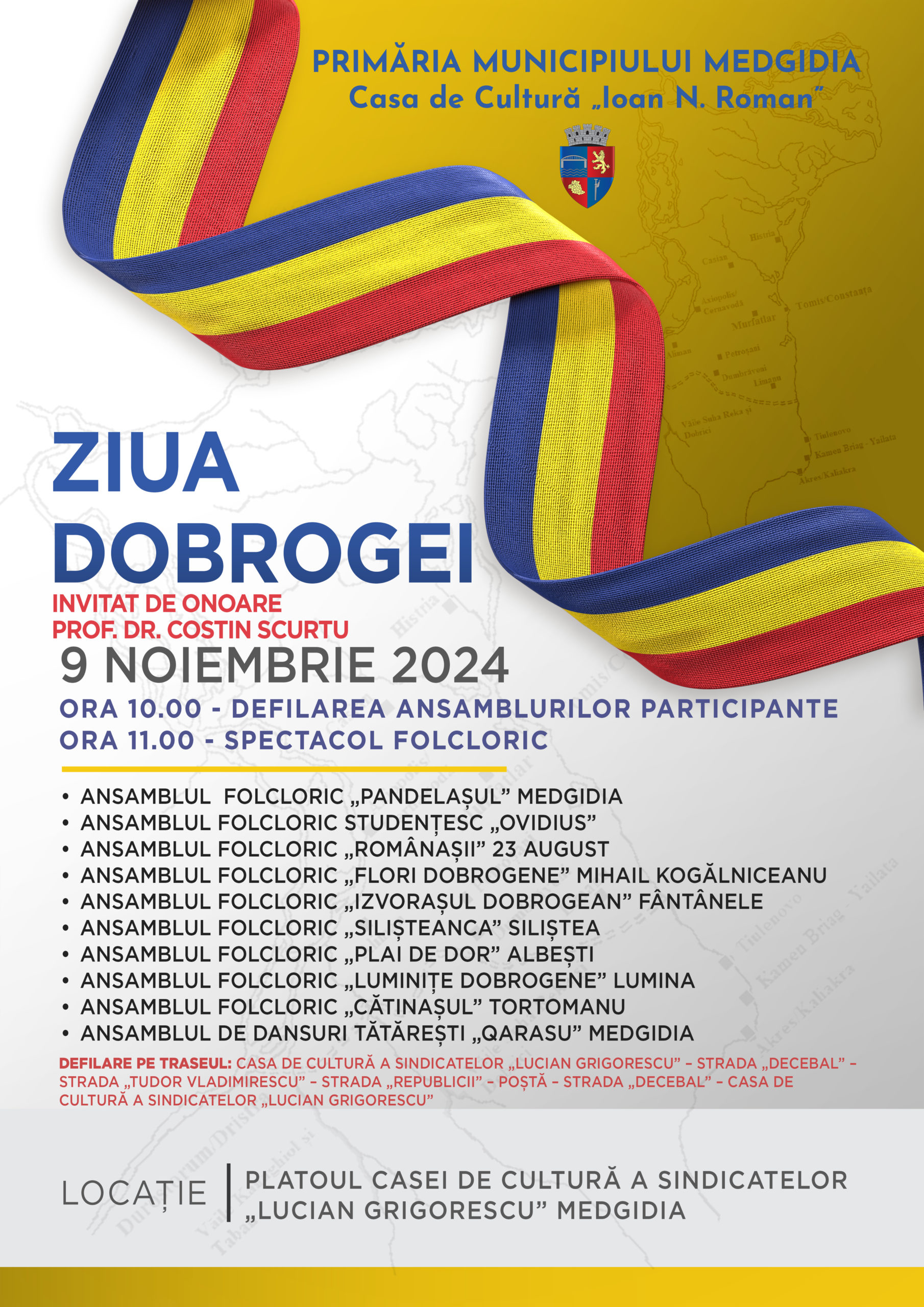 MEDGIDIA: Dobrogea, sărbătorită prin activități cultural-artistice