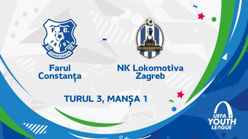 Farul U19- Lokomotiva Zagreb U19, astăzi în competiția Youth League la fotbal