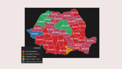 Prezidențiale 2024 | Rezultate parțiale după numărarea a peste 58% dintre voturile din țară