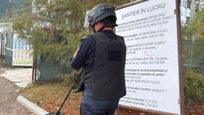 TULCEA: Grenadă descoperită în timpul unor lucrări