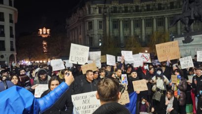 Noi proteste în Capitală și în marile orașe, față de rezultatul alegerilor prezidențiale