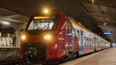 Noul tren electric a fost anulat, în această dimineață, din cauza unei erori afișate de computerul de bord