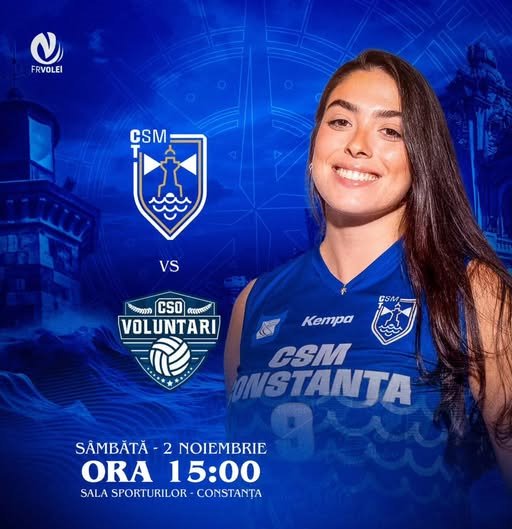 Volei feminin în Sala Sporturilor din Constanța