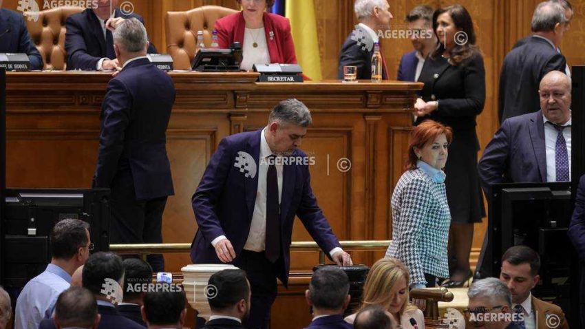 Guvernul a primit votul de încredere al Parlamentului
