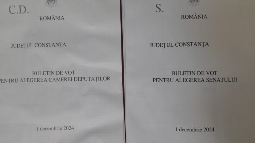 buletine vot parlamentare 2024