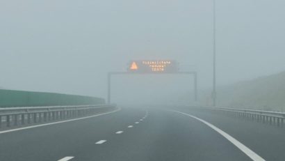 Cod Galben de ceață prelungit în județele Constanța și Tulcea