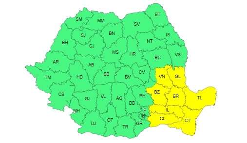 COD GALBEN de viscol și polei în Dobrogea