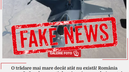 MApN demontează o nouă informație FALSĂ pe tema spațiului aerian al României