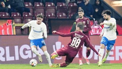 Farul a fost învinsă de CFR Cluj în Superliga de fotbal