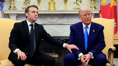 Emmanuel Macron vorbește de ‘progrese substanțiale’ cu privire la #Ucraina după întâlnirea cu Donald Trump
