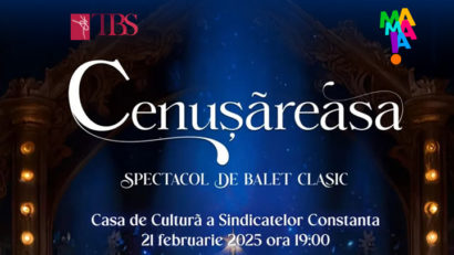Teatrul de Balet din Sibiu revine la Constanța cu spectacolul „Cenușăreasa”