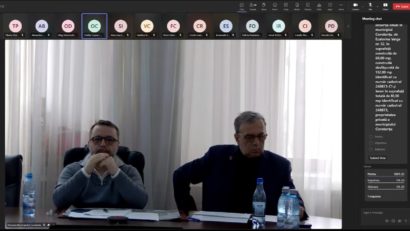 Dispută între primarul Vergil Chițac și Felicia Ovanesian, în cadrul ședinței de Consiliu Local