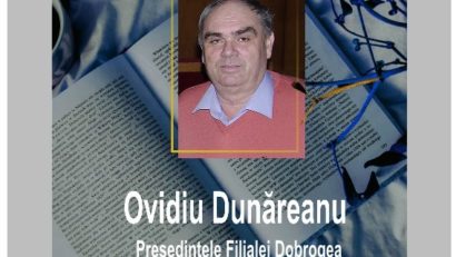 „Portret de autor”, la Biblioteca Județeană „Ioan N. Roman” Constanța. Invitat este Ovidiu Dunăreanu, personalitate complexă a spațiului dobrogean