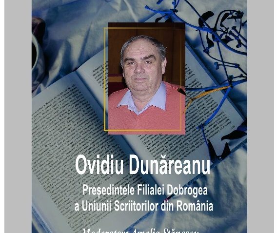 „Portret de autor”, la Biblioteca Județeană „Ioan N. Roman” Constanța. Invitat este Ovidiu Dunăreanu, personalitate complexă a spațiului dobrogean