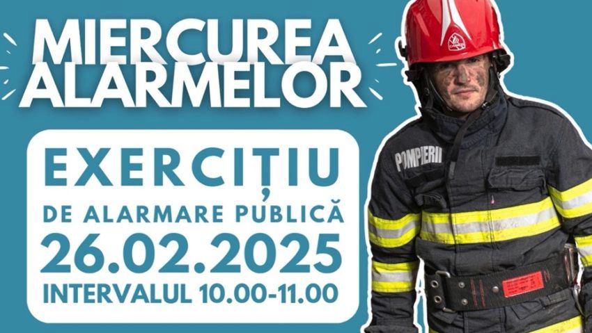 Un exercițiu de alarmare va avea loc la nivelul județului Constanța