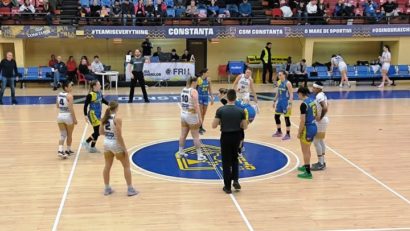CSM Constanța a jucat primul meci din play-off-ul Ligii Naţionale de baschet feminin
