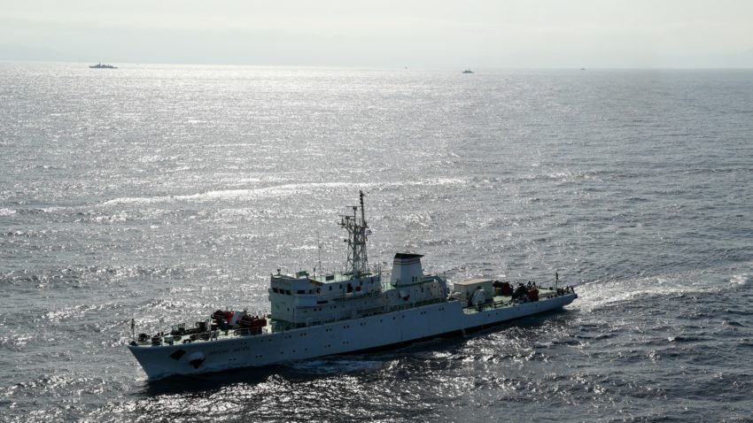 Nava maritimă pentru scafandri „Grigore Antipa” a revenit în portul militar Constanța, după ce a încheiat cu succes participarea la Exercițiul multinațional ARIADNE 25