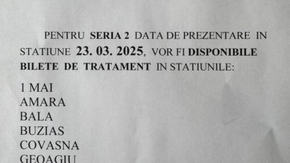 Casa Județeană de Pensii Constanța are disponibile 70 de bilete în stațiuni