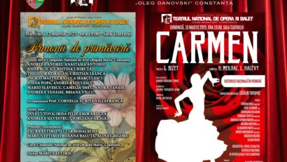 CONSTANȚA: Elevii Colegiului Național de Arte „Regina Maria”, pe scena Teatrului Național de Operă și Balet „Oleg Danovski”, în spectacolul „Armonii de primăvară”