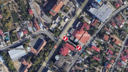 TULCEA: Un segment al străzii Războieni, închis temporar